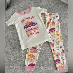 Gymboree girls 3T bday pjs